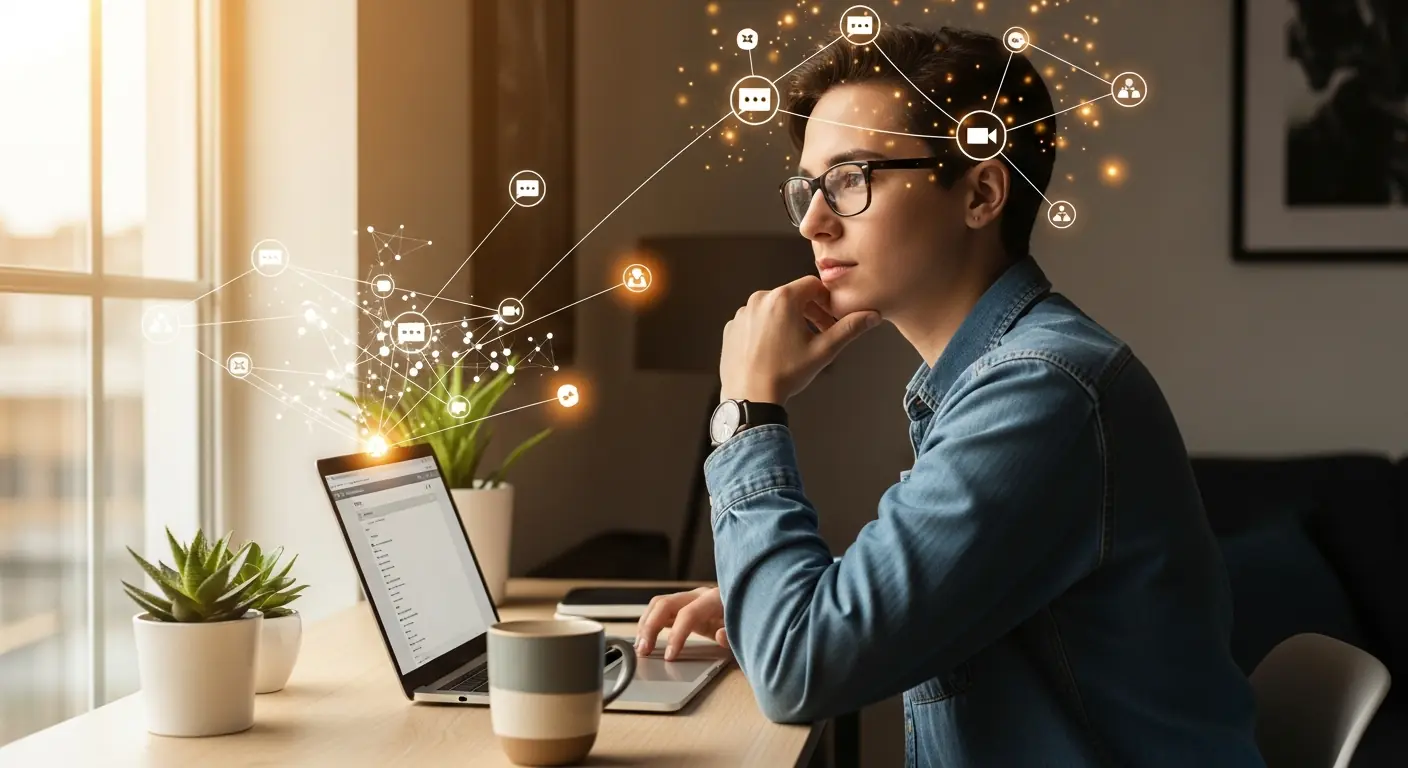 Lonely in the Home Office? How to Build a Digital Network That Actually Works
